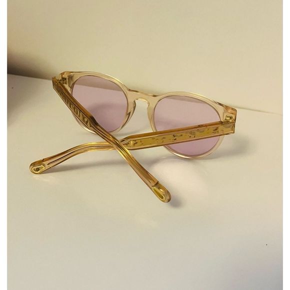 Chloé WILLOW CE753S Round Light Pink Ladies Sunglasses - Picture 3 of 6